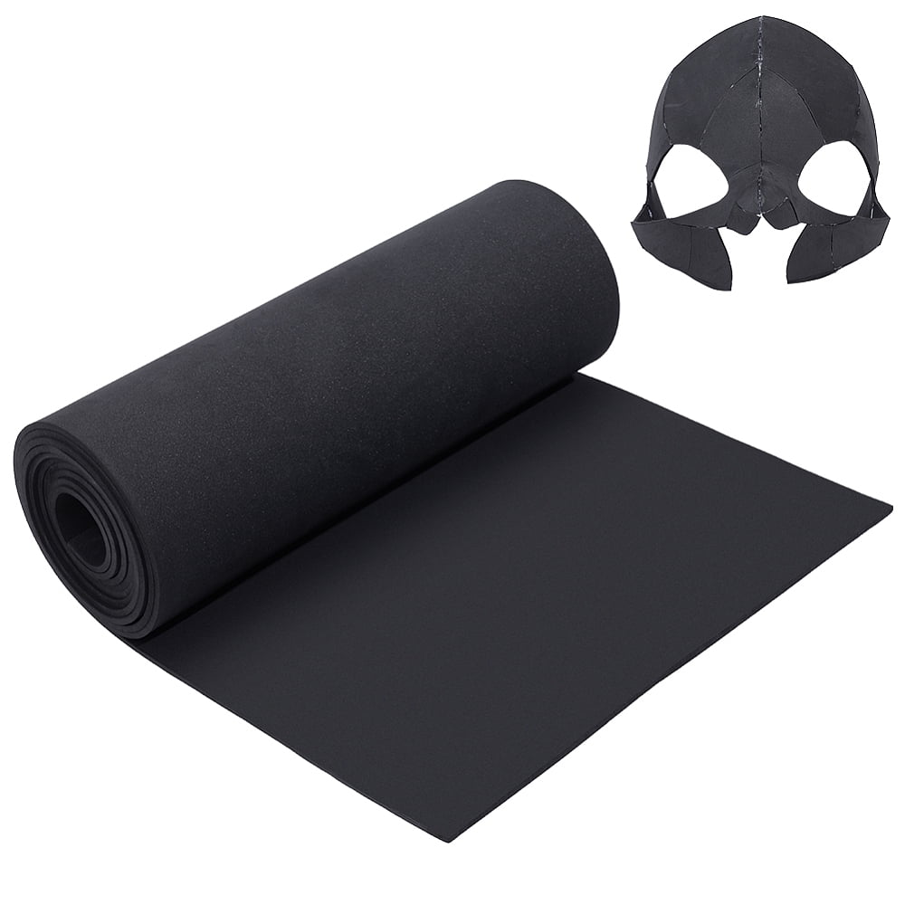 EVA Puffy Foam Roll Rectangle Black 3000x400x4mm 3m/roll.