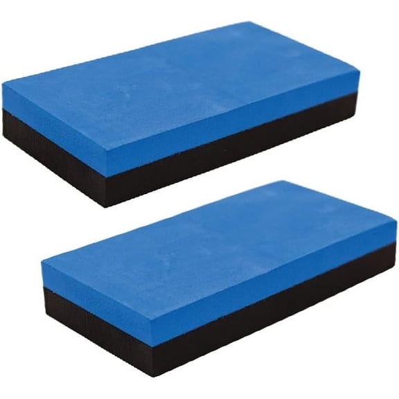 EVA Sanding Blocks Semi Rigid Double Sided Sand Sponge (2 Pack)