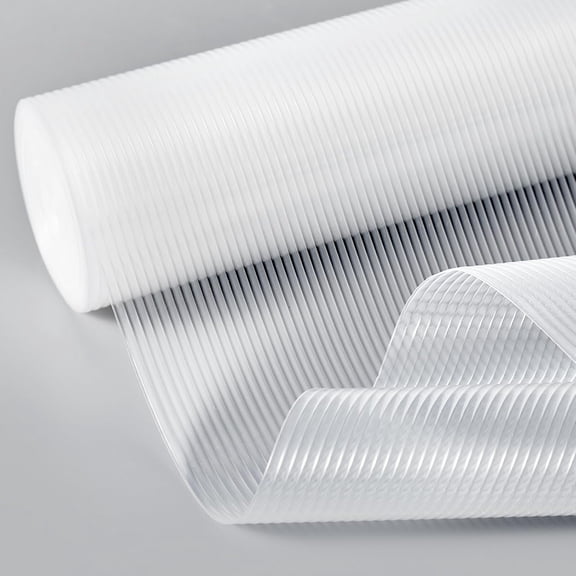 EVA Shelf Liner, Drawer Liners for Kitchen Cabinet, Non- Non-Slip Refrigerator Pantry Dresser, Clear, 24" x 360"