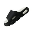 thumbnail image 1 of EVA Slippers Beach Slippers Unisex Sandals Thick Platform Nonslip Comfort Adults Black 35 to 36, 1 of 8