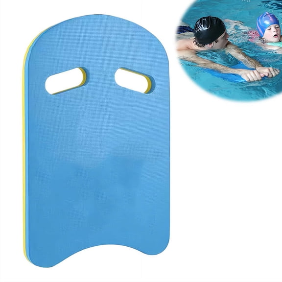 EVA Swimming Kickboard Training Aid, U-Shape Float Board with Dual Grip Holes, 17.3x11.4 inch Buoyancy Board for Kids Adults, Pool Swim Trainer for Beginners & Practice
