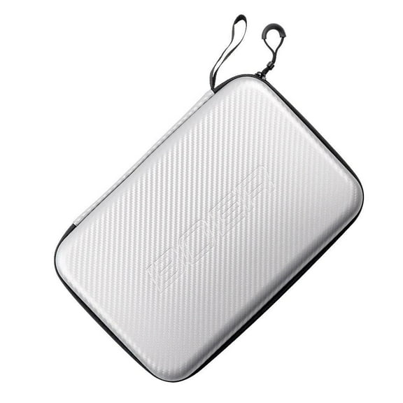 EVA Table Tennis Racket Bag Hard Shell Case Waterproof Shockproof Lightweight Portable Large Capacity for 2-3 Paddles Protective Storage Organizer