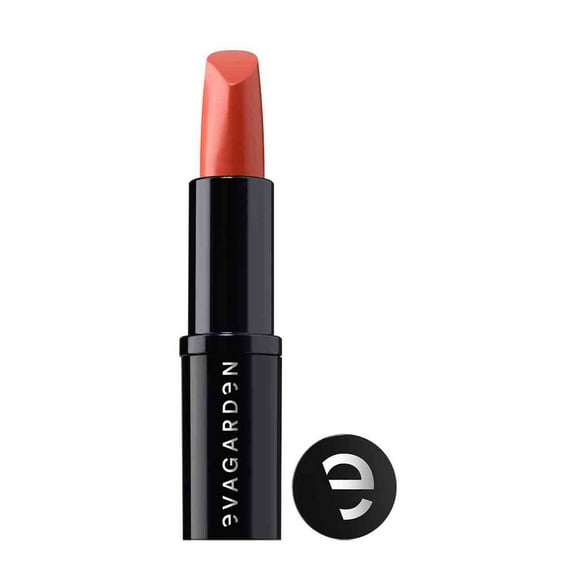 EVAGARDEN Care Colour Lipstick - Adorns Your Lips with Pure, Bright Hues - Nourishes with Jojoba, Sweet Almond and Avocado Oil - Protects Skin with Cocoa Seed Butter - 594 Coral Haze - 0.1 oz
