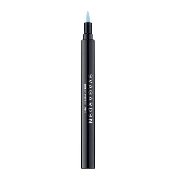 EVAGARDEN Color Pop Eye Liner - No Smudging, Quick Drying Formula - Creates Ultra-Fine to Bold Lines with Precise Application - Intense Hue Enhances Your Face Makeup - 03 Blue Radiance - 1 Pc