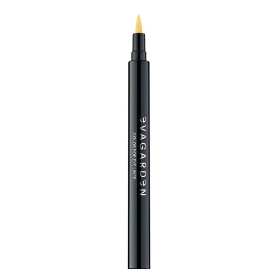EVAGARDEN Color Pop Eye Liner - No Smudging, Quick Drying Formula - Creates Ultra-Fine to Bold Lines with Precise Application - Intense Hue Enhances Your Face Makeup - 04 Blazing Yellow - 1 Pc