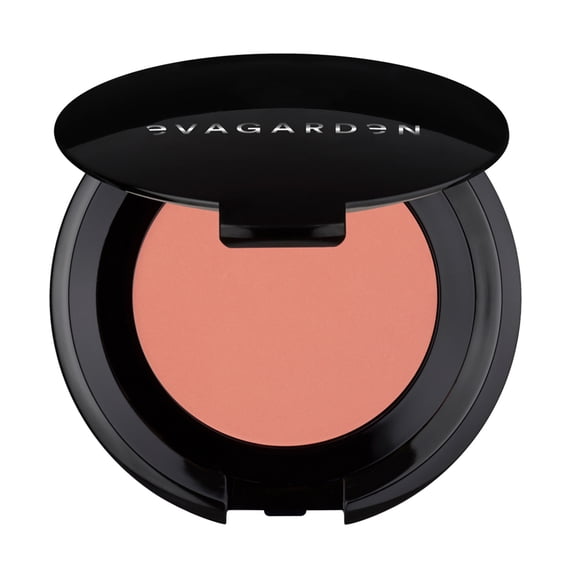 EVAGARDEN Luxury Blush - Easily Blendable Texture - Enhances Your Makeup Finish - Soft Focus Effect Visibly Reduces Fine Lines - Highlights Cheekbone and Sculpts Face - 350 Coral Haze - 0.17 oz