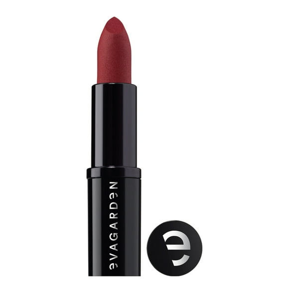 EVAGARDEN The Matte Lipstick - Velvety Texture and Vibrant Ultra-Matte Finish - Pigmented, Soft and Silky Formula and Smooth Application - Offers Bold Saturated Color - 635 Amaranth - 0.1 oz