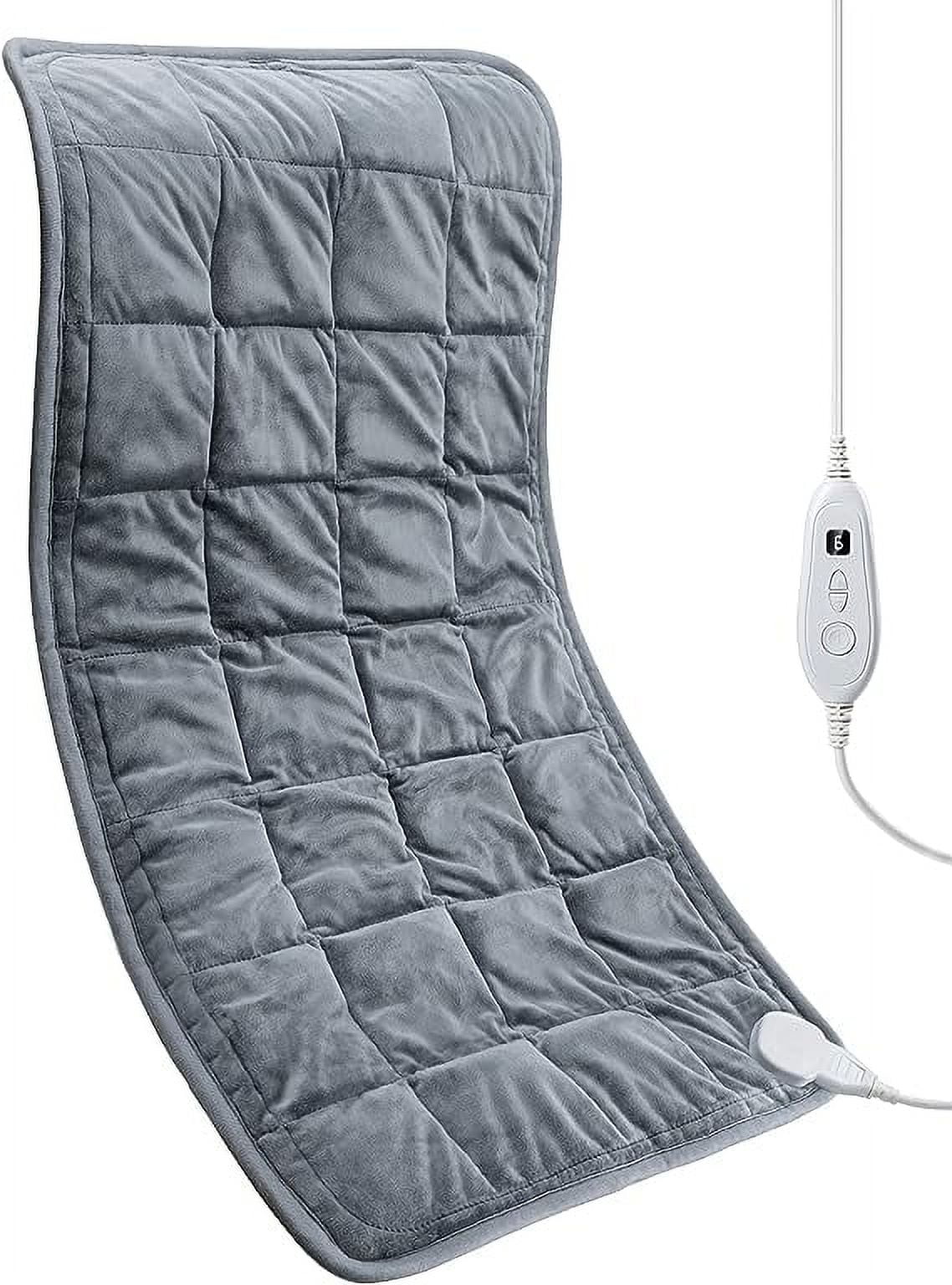 EVAJOY ExtraLarge Electric Heating Pad 17''x 33" Weighted Heat Pad