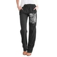 thumbnail image 1 of EVALESS Wide Leg Pants for Women High Waist Straight Leg Pants Casual Fall Pants for Women 2023 Trendy Joggers with Pockets Lightweight Comfy Linen Pants Black Size S US 4-6, 1 of 5