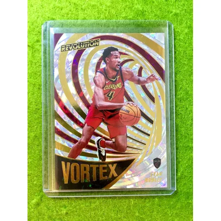 EVAN MOBLEY FRACTAL PRIZM SILVER ROOKIE CARD 2021 Revolution Evan Mobley VORTEX
