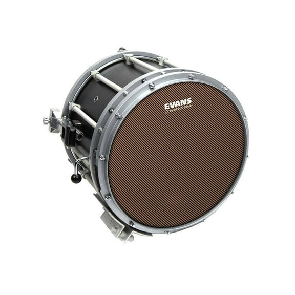 EVANS Blue Marching Snare Batter Drum Replacement Parts, Multicolor, 14 in