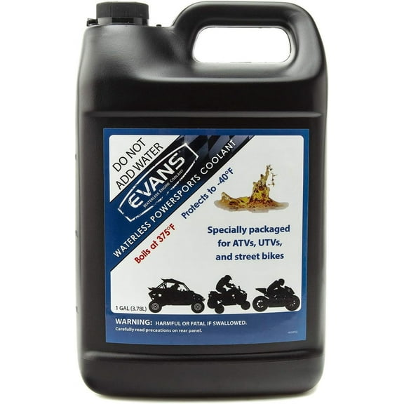 EVANS Coolant Powersports Waterless Engine Coolant (Gallon, 1 Pack)
