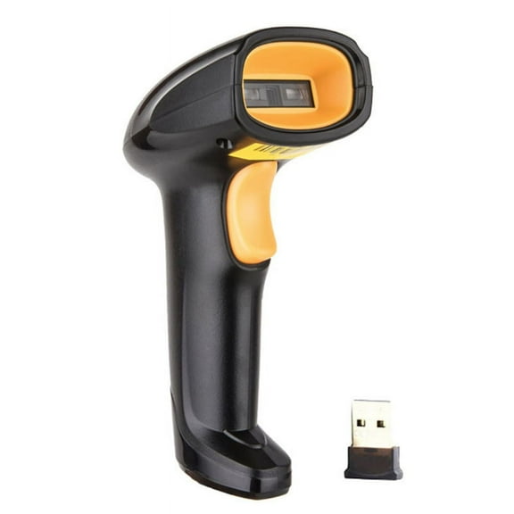 EVAWGIB Barcode Scanner Handheld Bar Code Scanning Gun 2.4G USB Wireless & Wired