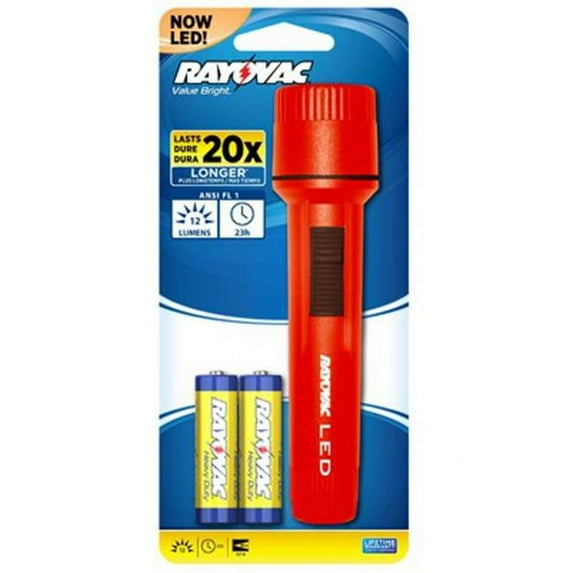 EVB2AALED-B 2 AA Economy LED Flashlight