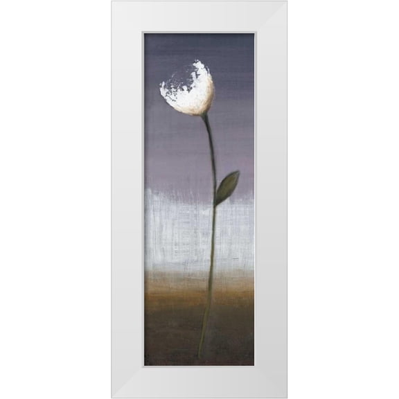 EVE 7x14 White Modern Wood Framed Museum Art Print Titled - Charming I