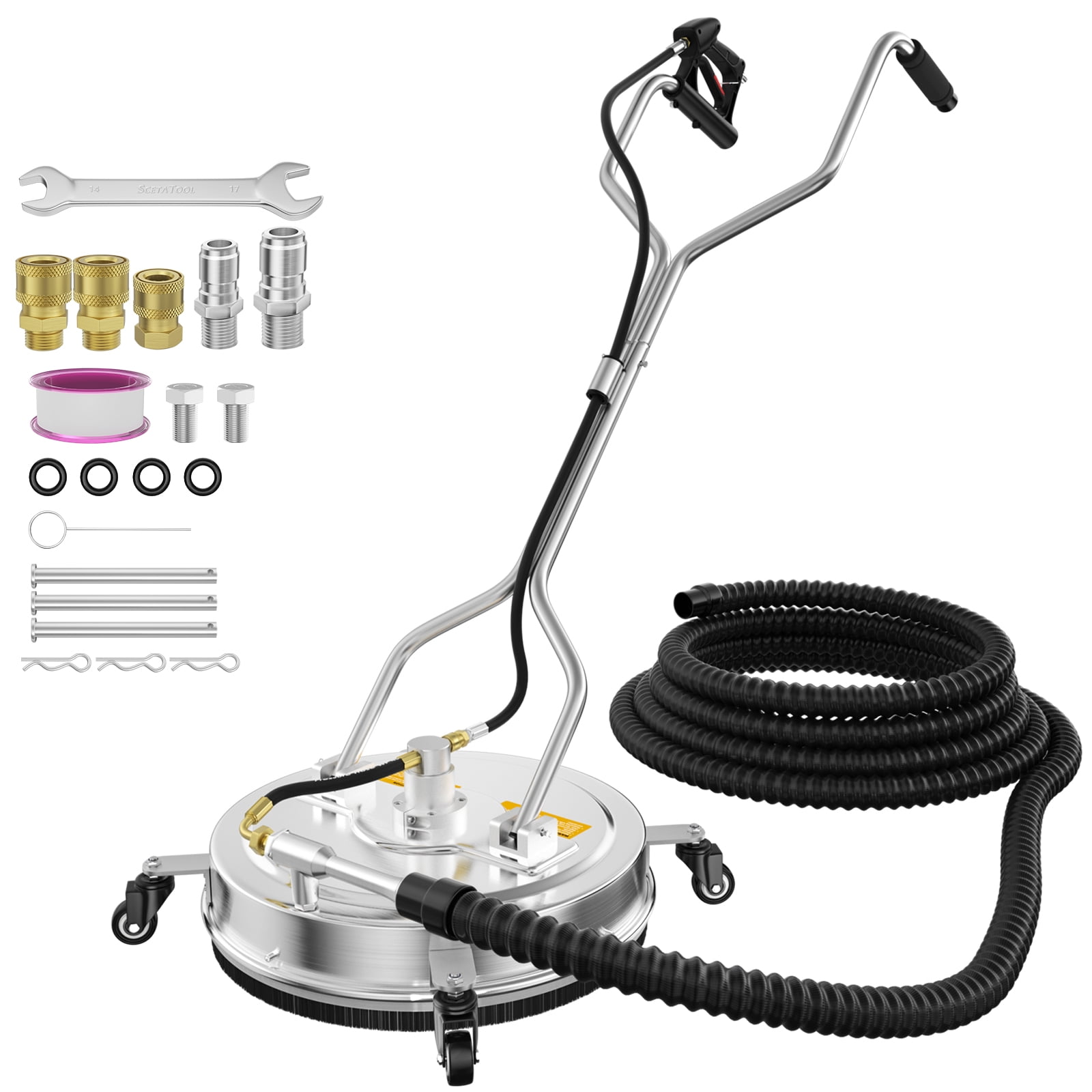 EVEAGE 20 inch Sewage Recovery Surface Cleaner Pressure Washer