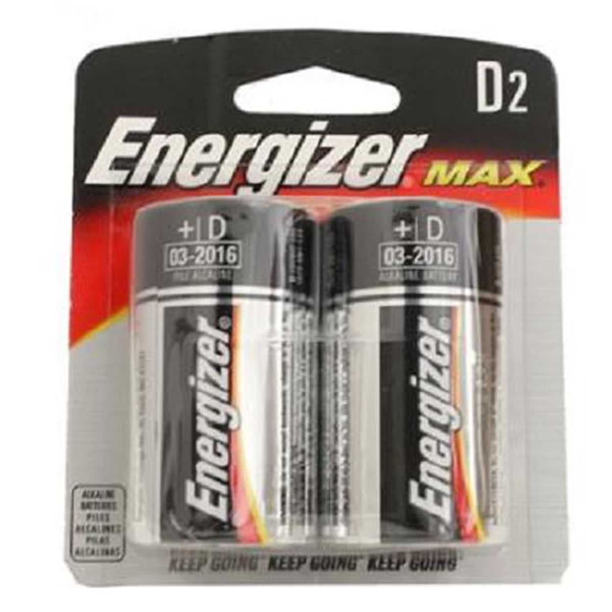 EVEE95BP2 - Energizer D Alkaline General Purpose Battery