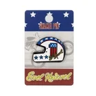 Evel Knievel Number 1 Side View Helmet Enamel Pin, Retro Motorcycle Stunt Collectible Lapel Pin, Black Nickel Finish Decorative Badge, Gift for Biker Fans and Collectors