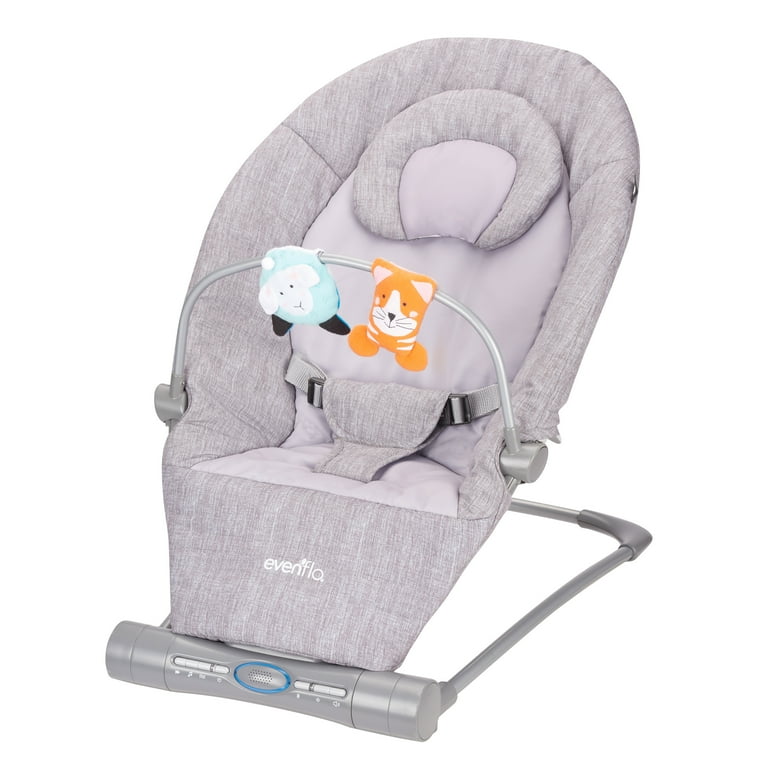 EVENFLO LYRIC MUSICAL BOUNCER GREY MELANGE