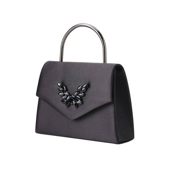 EVENING HANDBAG, CLASSY BAG BLACK
