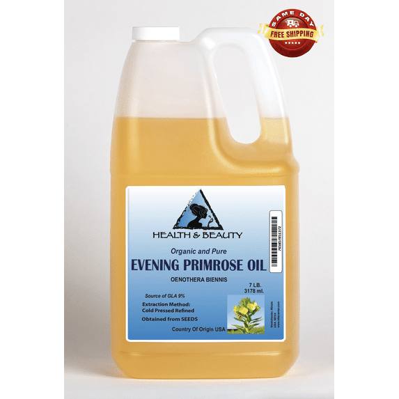 EVENING PRIMROSE OIL REFINED ORGANIC CARRIER COLD PRESSED PURE 7 LB