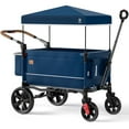 thumbnail image 1 of EVER ADVACNED SIDE-UNZIP WAGON STROLLER FOR 2 KIDS,BLUE, 1 of 11