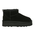 thumbnail image 1 of EVER AU Women Heron Ultra Mini Platform Boots - Black, 1 of 11