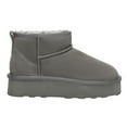 thumbnail image 1 of EVER AU Women Heron Ultra Mini Platform Boots - Grey, 1 of 11
