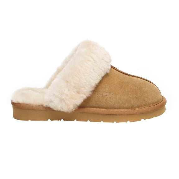 EVER AU Women Raven Slippers - Chestnut