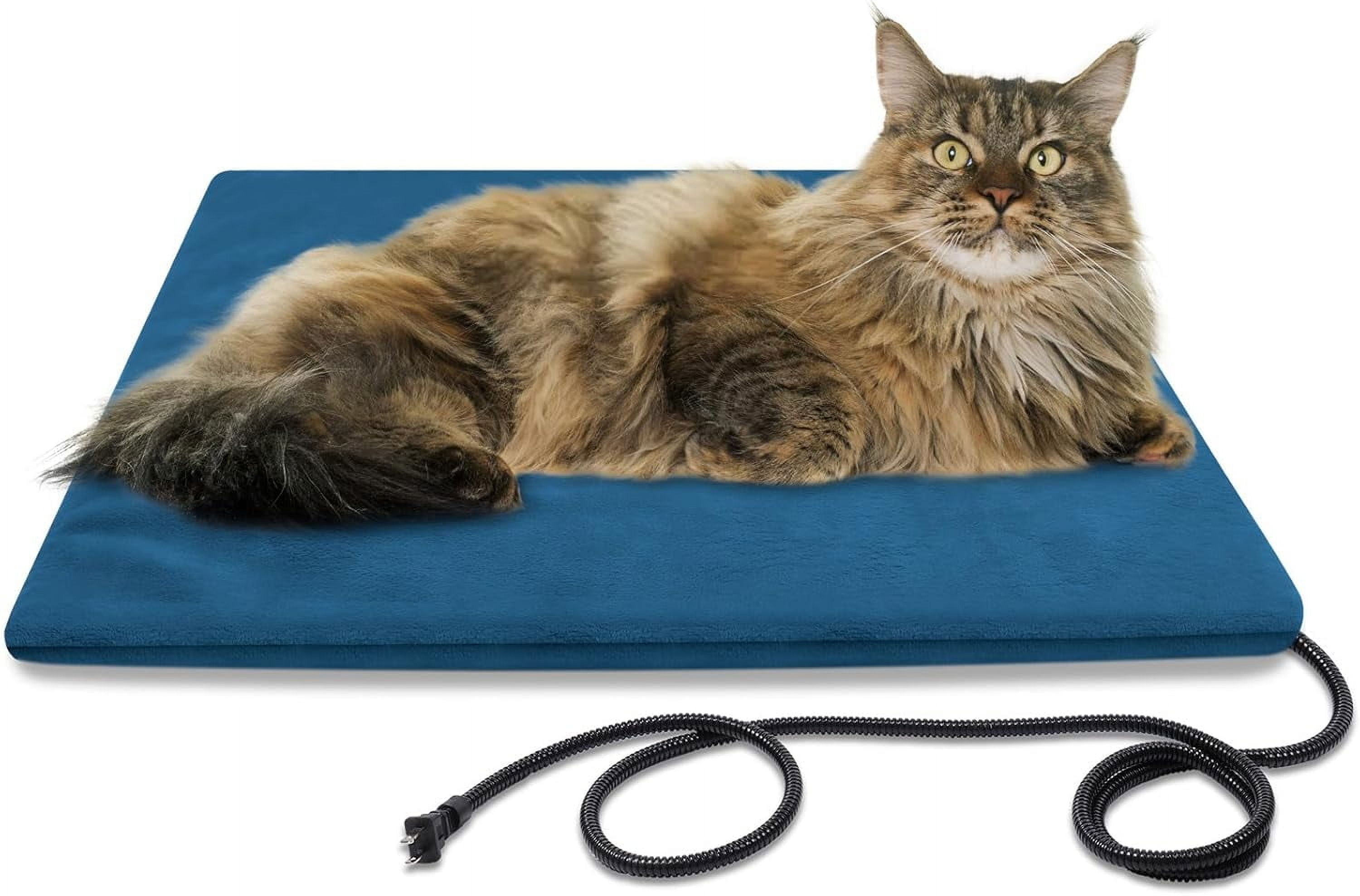 EVER BETTER Cat and dog pet heating pad, 100% waterproof outdoor cat heating pad, multiple sizes of external electric hot dog mattress blanket puppy advanced dog house heater, used for help box