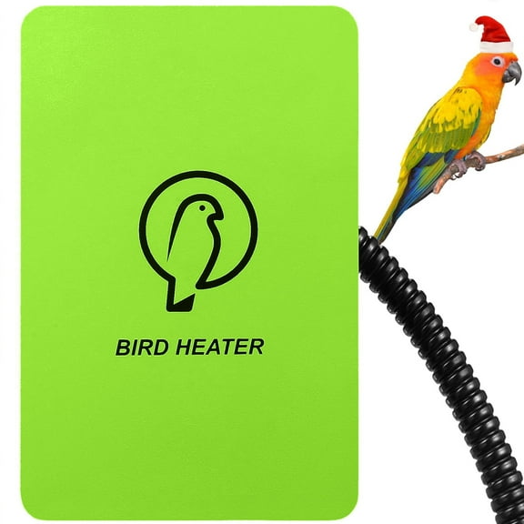 EVER BETTER Snuggle Up Terrarium Heat Mat & Warmer for Pet Bird Cages, 3.7"x5.7" for African Grey, Parakeets, Parrots.
