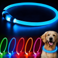 thumbnail image 1 of EVERBETTERUS LED Dog Collar, Light Up Dog Collar Adjustable USB Rechargeable Super Bright Safety Light Glowing Collars for Dog, 1 of 8