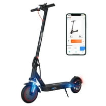 EVERCROSS EV85F Electric Scooter for Adults, 350W Motor, 18.6 MPH & 19 Miles Range, 8.5'' Solid Tires, Dual Suspension, Lightweight Folding Design, APP Control, Black