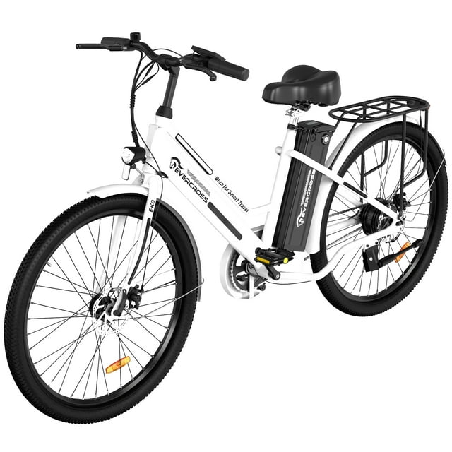 EVERCROSS Electric Bike, 26" EBike, 500W Electric Bike for Adults, 36V
