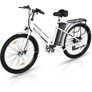 EVERCROSS Electric Bike, 26" Ebike, 500W Motor Mountain Bike for Adults, 36V 12AH Removable Battery, 20MPH Electric Bicycle with LED Display for Women - UL2849