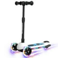 thumbnail image 1 of HOVERMAX K3S Kids Electric Scooter - 4 Heights Adjustable, 7 MPH Max Speed, LED Light-Up Wheels & Flash Deck, Foldable Kick Scooter for Boys & Girls Ages 3-9, 1 of 7