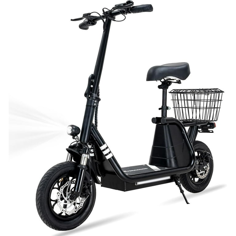 EVERCROSS Electric Scooter with Seat for Adult, 400W Motor up to