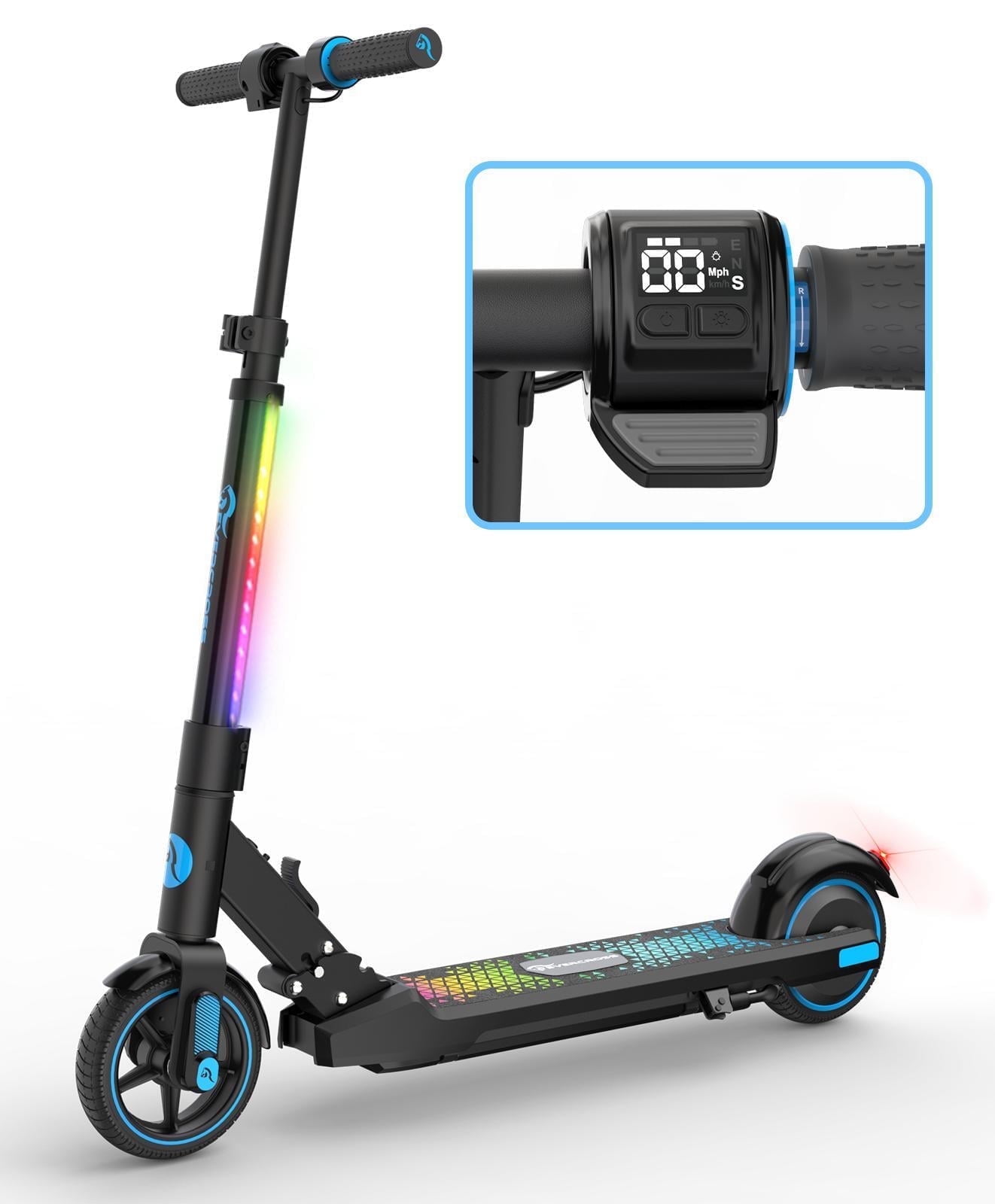 Evercross 電動スクーター Evercross Kids Electric Scooter, 150W Motor, 9.3 MPH, LED Lights