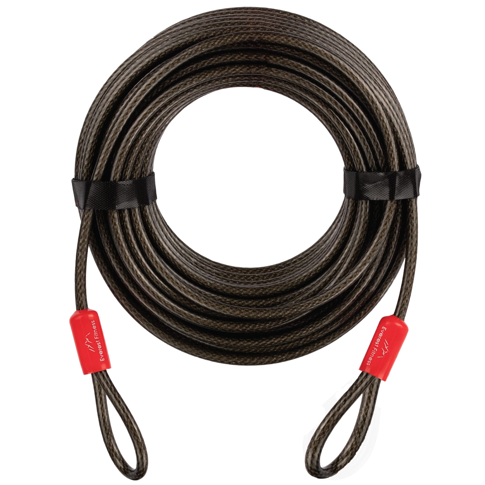 EVEREST FITNESS Heavy Duty Security Cable for Bike & Bicycle 65 ft