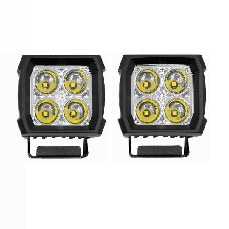 EVERGEAR 2 Pack:3 Inch 20W LED 1200 Lumens IP68 Waterproof CREE LED Off-Road  Work Light Bar 