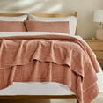 thumbnail image 1 of EVERGRACE Cotton Coverlet Set Full Queen Size 3 Pieces, Lightweight Soft Ribbed Matelassé Bedspread Quilt Set, Cozy Oversized Quilted Bedding Set with 2 Pillow Shams for All Seasons, Clay, 1 of 8