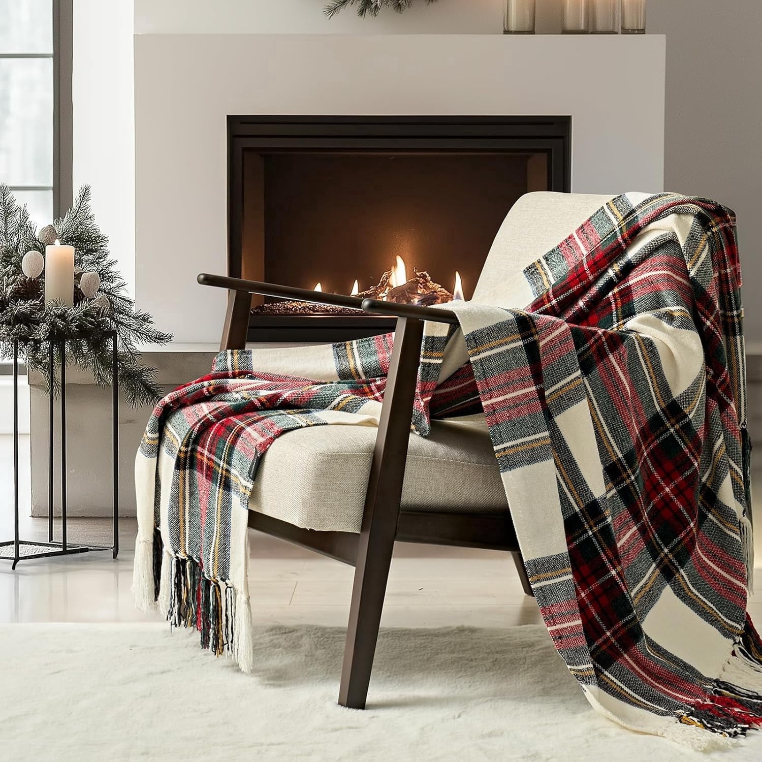 Plaid Stewart Red & Green