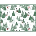 thumbnail image 1 of EVERGREEN FOREVER Christmas Trees Dish Drying Mat, Machine Washable by Kay Dee, 1 of 2