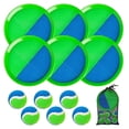 thumbnail image 1 of PLAYZAP Toss and Catch Ball Game set, Outdoor Beach Sand Indoor Toys for Kids, Outside Yard Lawn Games for 3-12 Years Old Boys Girls Gifts for Kids Family - 6 Paddles and 6 Balls (Upgraded), 1 of 9