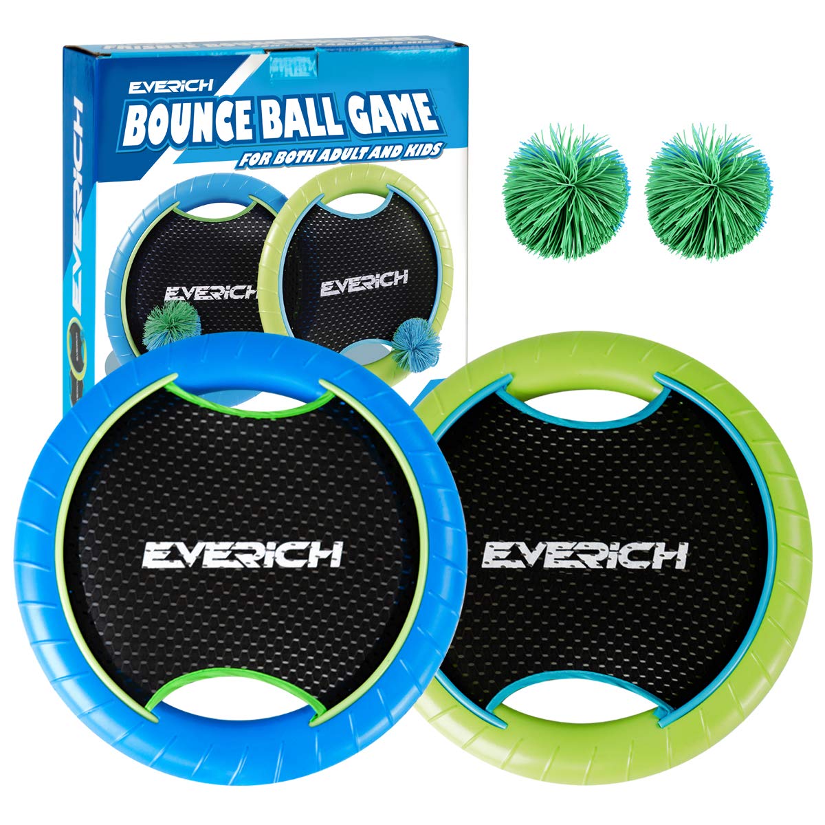 EVERICH TOY Trampoline Paddle Balls, Toss and Catc