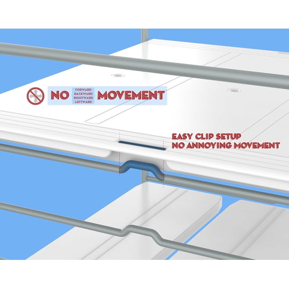 EVERIE Extendable 3-Tier Holder for Heavy Items, Jars, Bottles, Cans, Plastic Bags, Wrap, Foil, Snack and Box for Kitchen,Counter, Cabinets, 11'' to 16.7'' Wide (11“ - 16.7” Wide, Piece, 2)