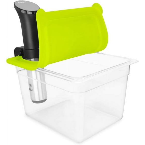 EVERIE Sous Vide Container with Universal Silicone Lid Compatible with Anova All Models, Anova Nano, Chefsteps Joule, Instant Pot, Wancle Sous Vide Cookers