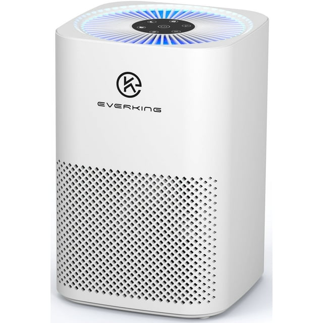 EVERKING Air Purifier for Allergies and Asthma, Desktop HEPA Air
