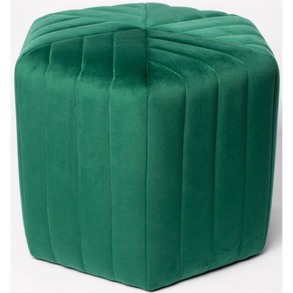 EVERLY OTTOMAN - GREEN SKY