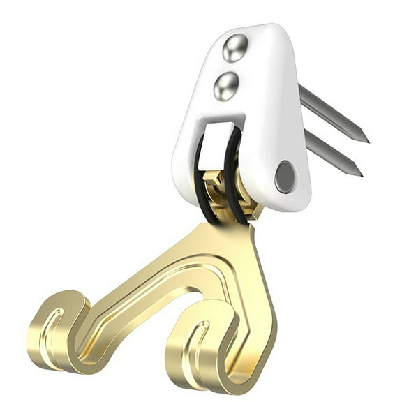 Studio Decor EVERREADY Straddle Flip Hook - 30 lb. Picture Frame Hangers for Wire Mounting on Drywall & Plaster, 12 Pack